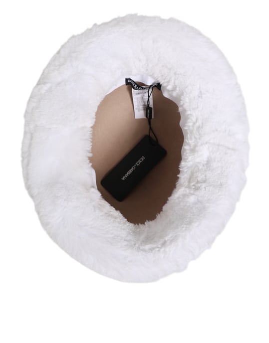 Sombrero de hombre Capello de modacrílico blanco de Dolce & Gabbana - Image 6