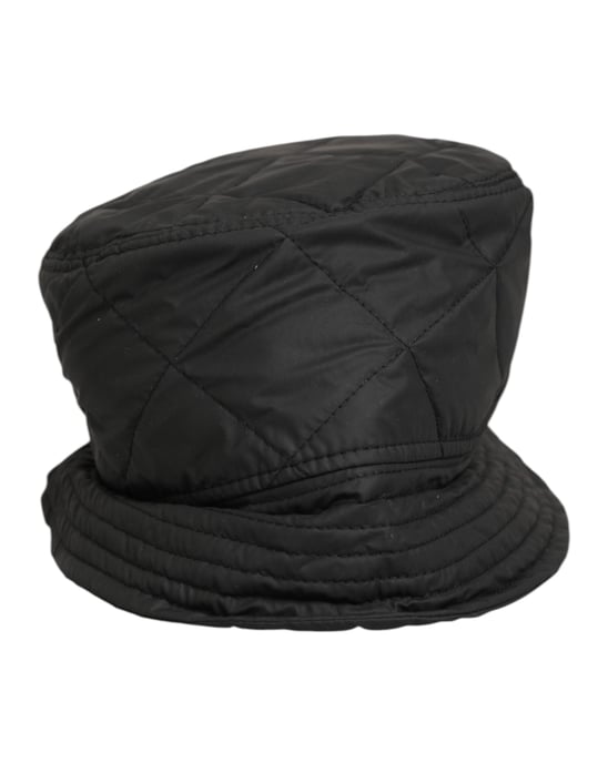 Gorra de Hombre Dolce & Gabbana de Nylón Negre Con Acolchado tipo Bucket - Image 2