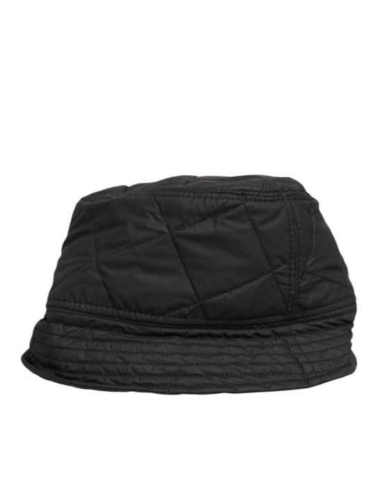 Gorra de Hombre Dolce & Gabbana de Nylón Negre Con Acolchado tipo Bucket - Image 3