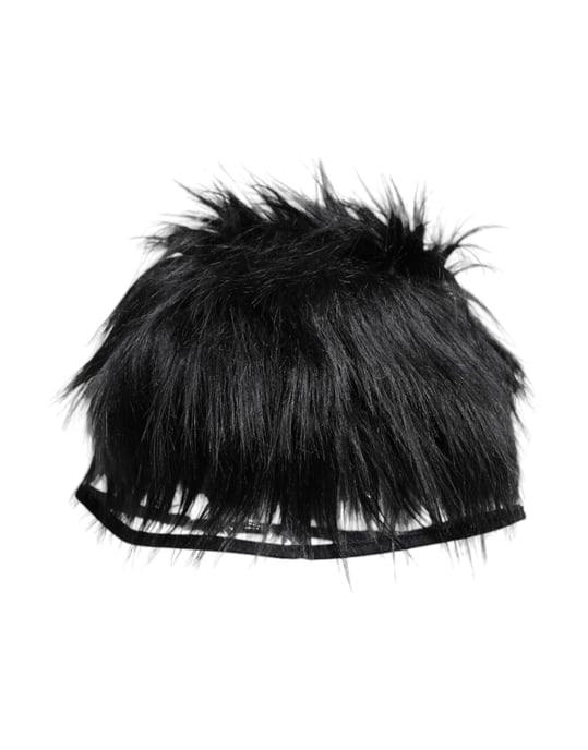 Sombrero de cubo de piel sintética negra de Dolce & Gabbana - Image 2