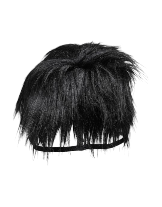 Sombrero de cubo de piel sintética negra de Dolce & Gabbana - Image 3