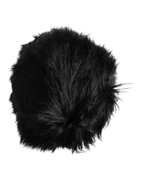 Sombrero de cubo de piel sintética negra de Dolce & Gabbana - Image 4