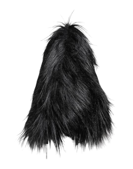 Sombrero de cubo de mujer de acrílico negro de Dolce & Gabbana - Image 4