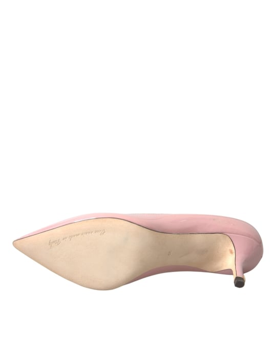 Tacones de charol rosa claro de Dolce & Gabbana - Image 6