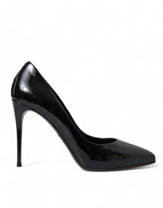 Zapatos de tacón de charol negro Dolce & Gabbana - Image 1