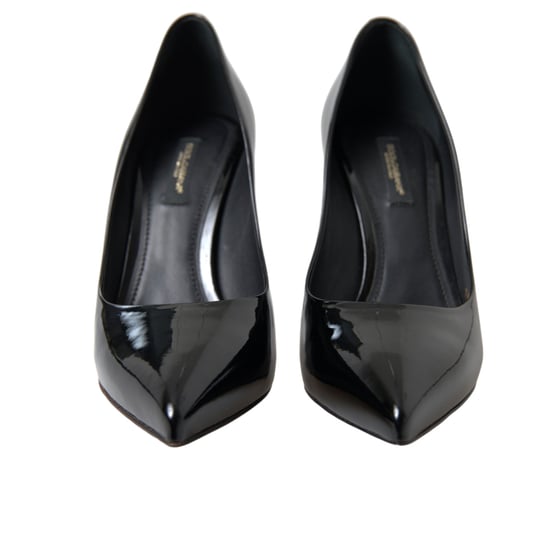 Zapatos de tacón de charol negro Dolce & Gabbana - Image 2