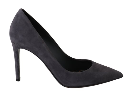 Zapatos de Tacón de Suede Gris de Dolce & Gabbana - Image 1