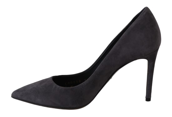 Zapatos de Tacón de Suede Gris de Dolce & Gabbana - Image 6