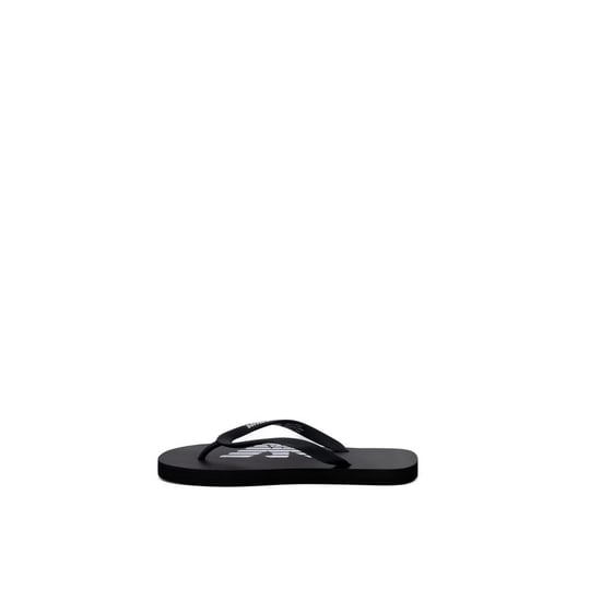 Sandalias de goma flip-flop negras y blancas de Emporio Armani Underwear - Image 1
