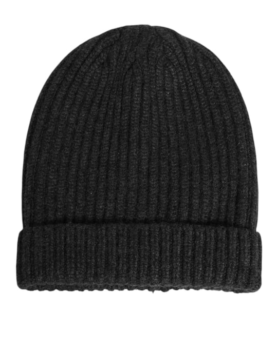 Gorro de Cachemira Negro Tejido Dolce & Gabbana para Hombre - Image 1