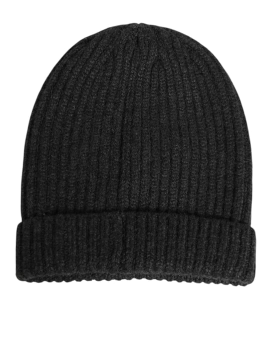 Gorro de Cachemira Negro Tejido Dolce & Gabbana para Hombre - Image 3