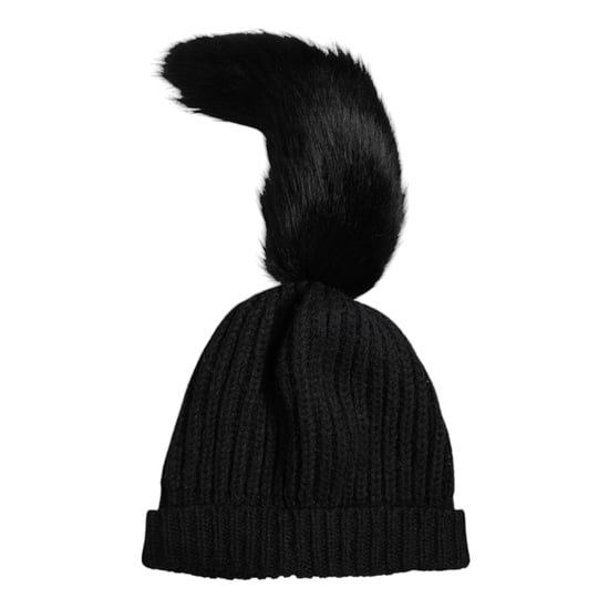 Gorro de invierno de piel sintética negra de punto de Dolce & Gabbana - Image 3