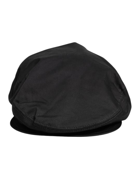 Gorra de Cabbie de Algodón Negro Dolce & Gabbana - Image 2