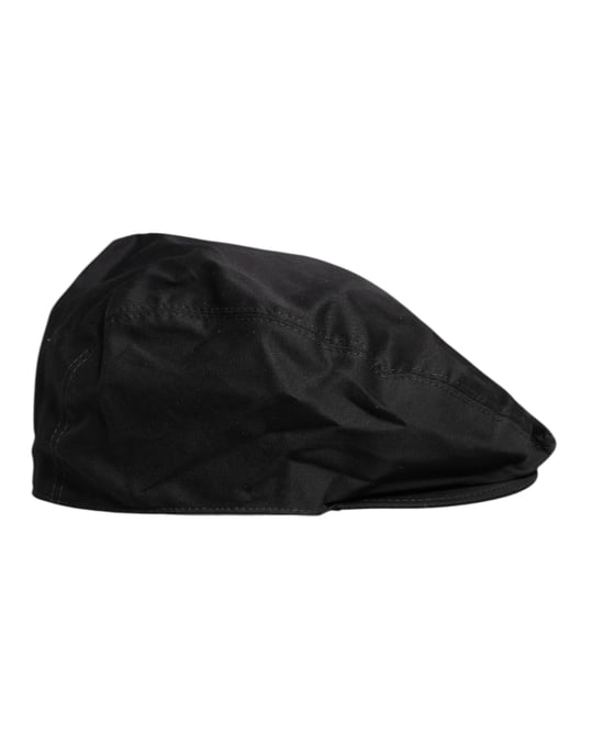 Gorra de Cabbie de Algodón Negro Dolce & Gabbana - Image 4