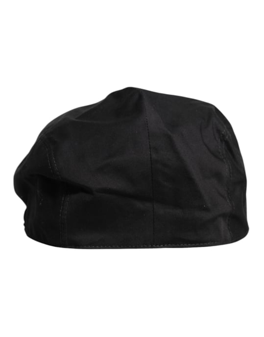 Gorra de Cabbie de Algodón Negro Dolce & Gabbana - Image 5