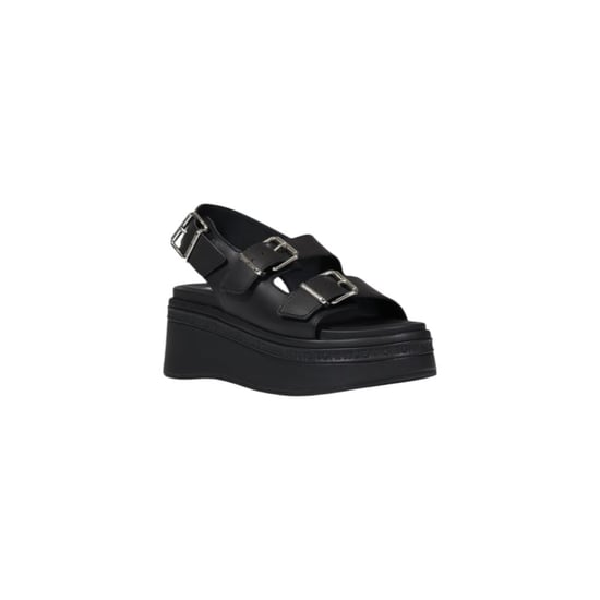 Sandalias de Plataforma de Cuero Negro Tommy Hilfiger Jeans - Image 2