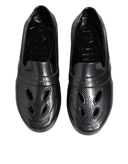 Zapatillas bajas de goma negra Dolce & Gabbana - Image 4