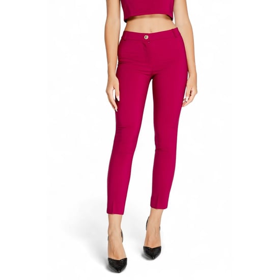 Pantalones Casuales de Poliéster Bordeaux Rinascimento - Image 1