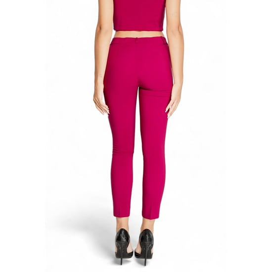 Pantalones Casuales de Poliéster Bordeaux Rinascimento - Image 3