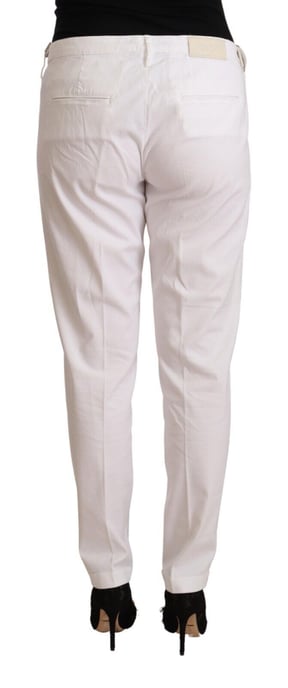 Pantalones Birgitte Cónicos de Cintura Media Blanca Jacob Cohen - Image 3