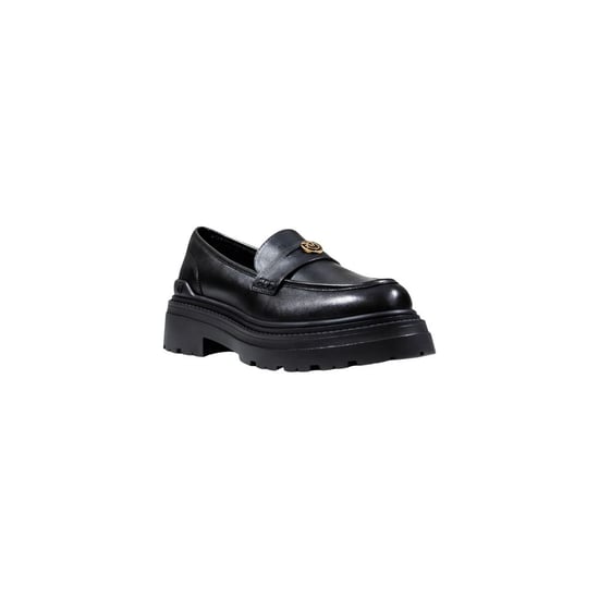 PINKO Zapatos de Tacón Plataforma de Cuero Negro - Image 2