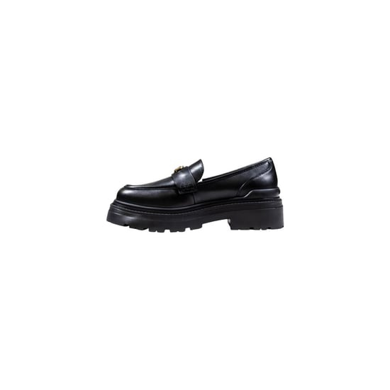 PINKO Zapatos de Tacón Plataforma de Cuero Negro - Image 3