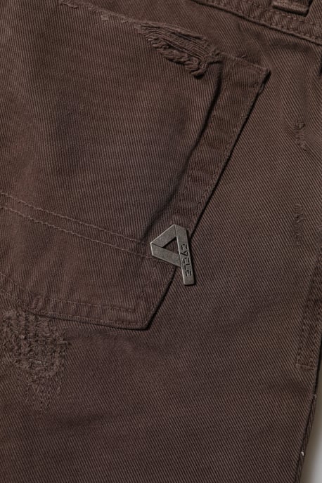 CYCLE Jeans Casual Skinny de Algodón Marrón de Cintura Baja - Image 3