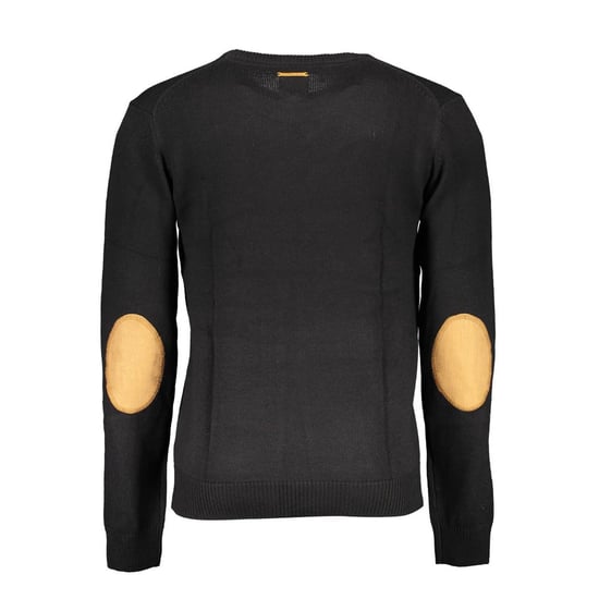 Suéter de algodón negro para hombre Gianmarco Venturi - Image 2