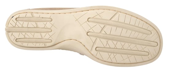 Mocasines bajos casuales para hombre en ante beige Pollini - Image 3