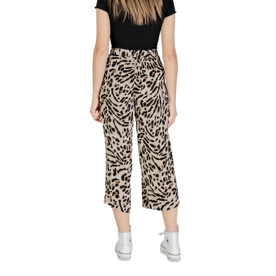 ICHI Pantalones Cortos de Viscosa Beige - Image 2