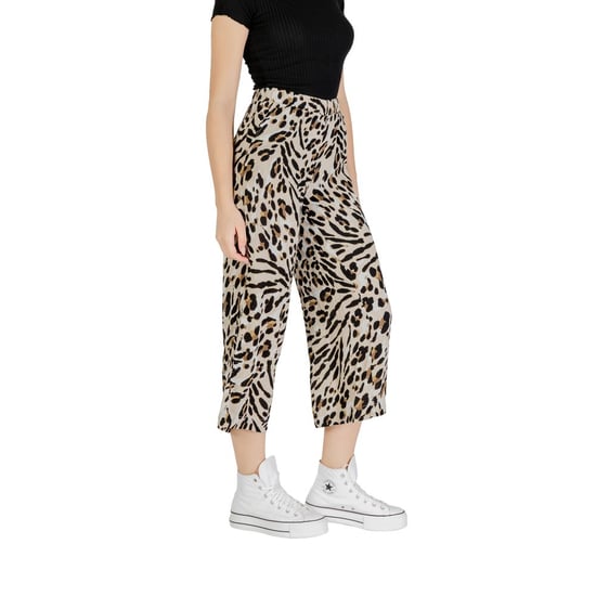 ICHI Pantalones Cortos de Viscosa Beige - Image 4