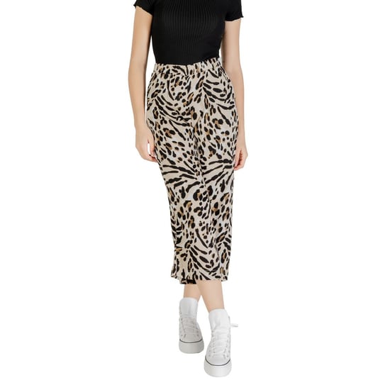ICHI Pantalones Cortos de Viscosa Beige - Image 5