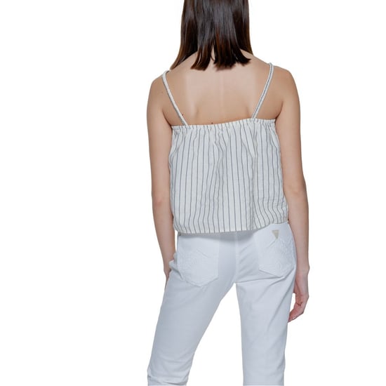 Vero Moda Camisetas Sin Mangas de Algodón Orgánico Beiges - Image 2