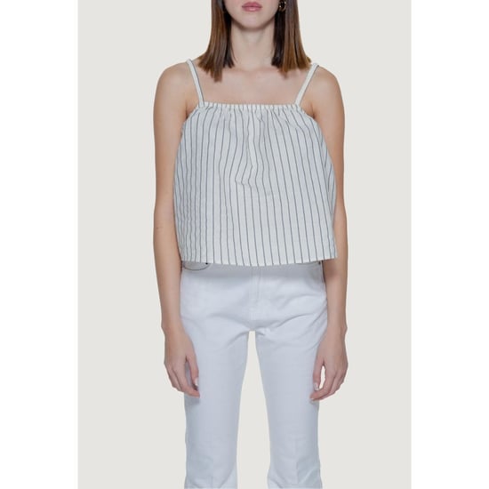 Vero Moda Camisetas Sin Mangas de Algodón Orgánico Beiges - Image 5