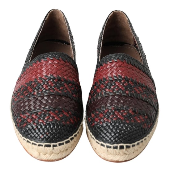 Zapatos de esparto de piel de búfalo negra Bordeaux de Dolce & Gabbana - Image 2