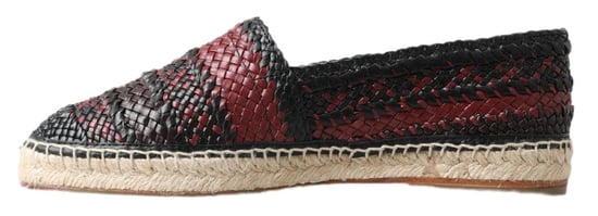 Zapatos de esparto de piel de búfalo negra Bordeaux de Dolce & Gabbana - Image 5