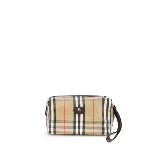 Billetera de algodón beige Burberry - Image 1