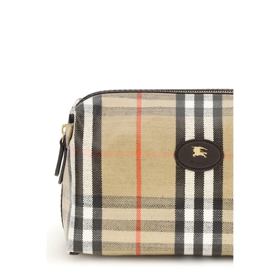 Billetera de algodón beige Burberry - Image 4