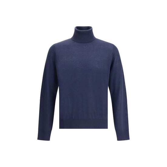 Suéter de Cuello Alto de Lana de Forro Polar Dsquared² Azul - Image 1