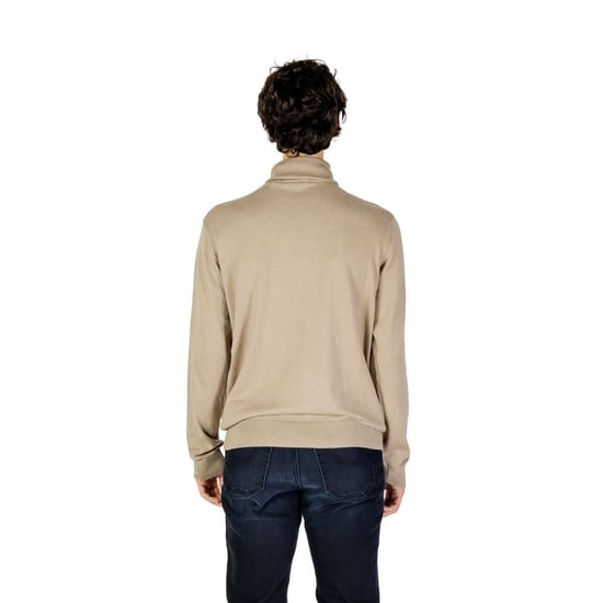 U.S. POLO ASSN. Suéter de cuello alto de algodón beige - Image 2