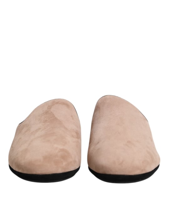 Zapatillas Planas de Ante Capra Beige de Dolce & Gabbana - Image 2