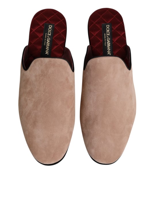Zapatillas Planas de Ante Capra Beige de Dolce & Gabbana - Image 3