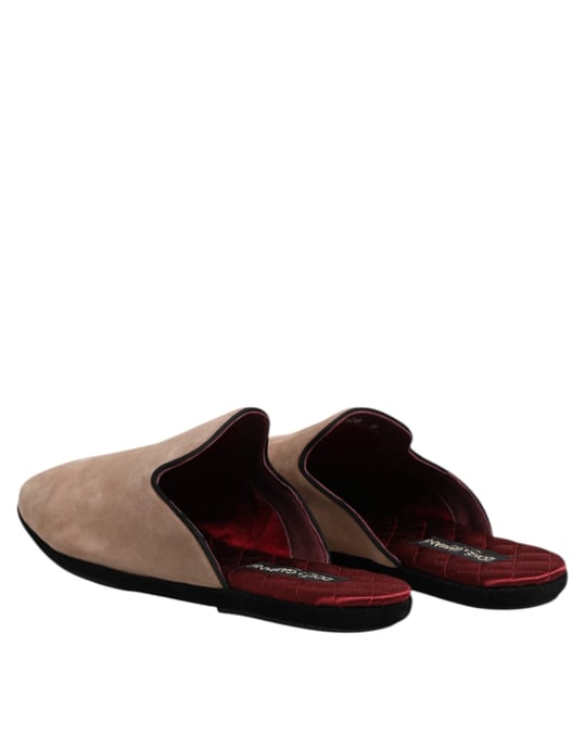 Zapatillas Planas de Ante Capra Beige de Dolce & Gabbana - Image 5