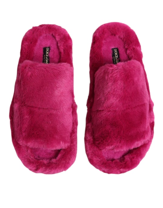 Dolce & Gabbana Sandalias Planas de Hombre en Acrílico Rosa con Piel Sintética - Image 3
