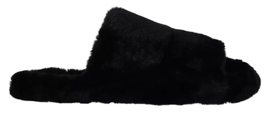 Sandalias Planas para Hombre de Poliéster Negro con Piel Sintética de Dolce & Gabbana - Image 1