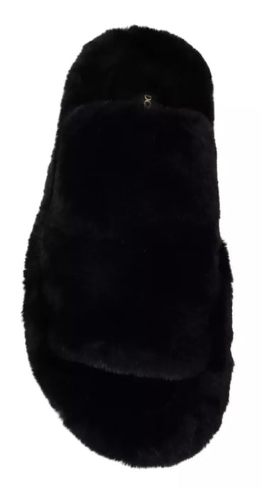 Sandalias Planas para Hombre de Poliéster Negro con Piel Sintética de Dolce & Gabbana - Image 3