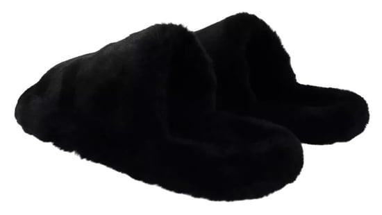 Sandalias Planas para Hombre de Poliéster Negro con Piel Sintética de Dolce & Gabbana - Image 5