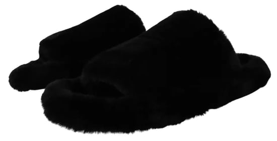Sandalias Planas para Hombre de Poliéster Negro con Piel Sintética de Dolce & Gabbana - Image 6