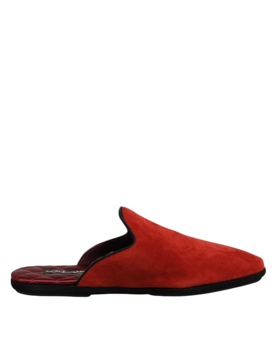 Zapatos Planos de Suede Naranja Dolce & Gabbana - Image 1