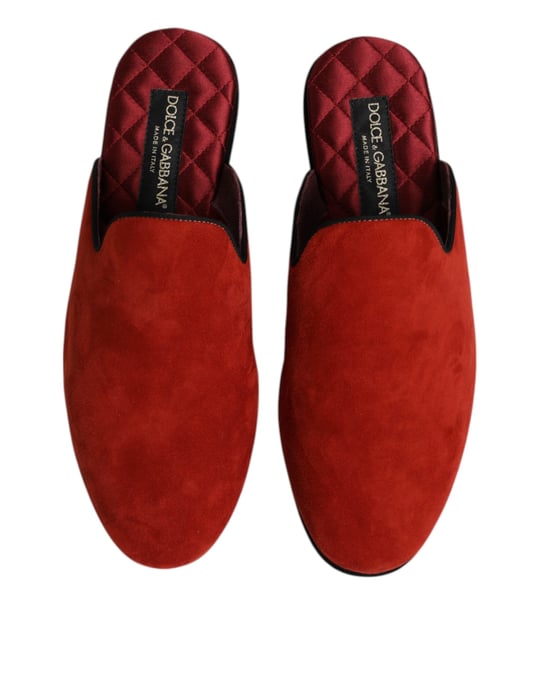 Zapatos Planos de Suede Naranja Dolce & Gabbana - Image 3